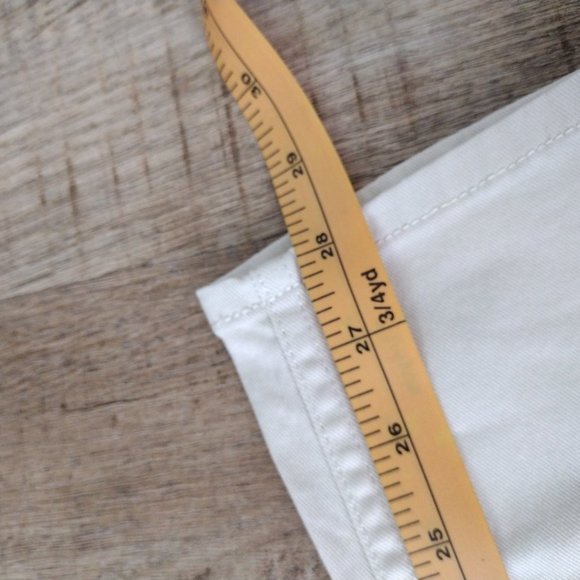 H&m & Denim Skinny khaki ankle jeans front & back pockets‎ Sz. 33" - Picture 5 of 8